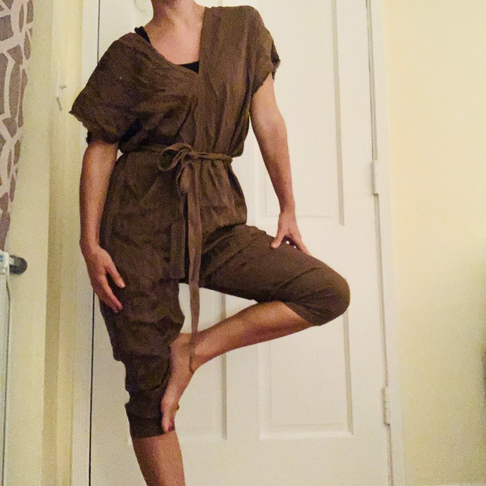 Anthropologie brown rompers xsmall Tina Jo - Picture 2 of 7